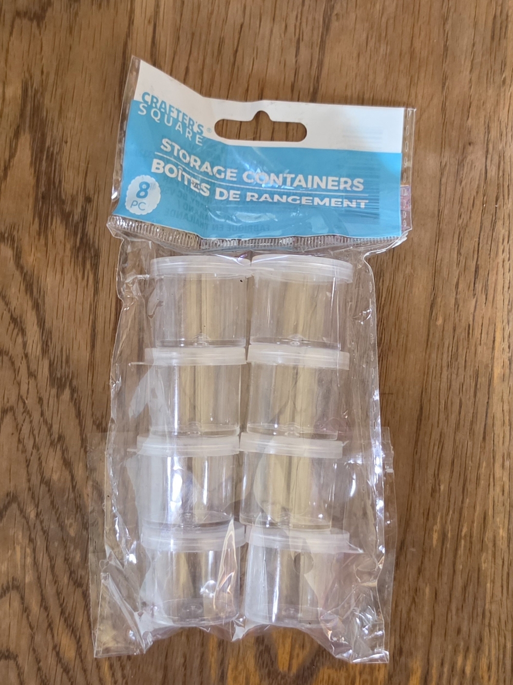 Crafter's Square Clear Plastic Storage Containers - Set of 8 BNIB